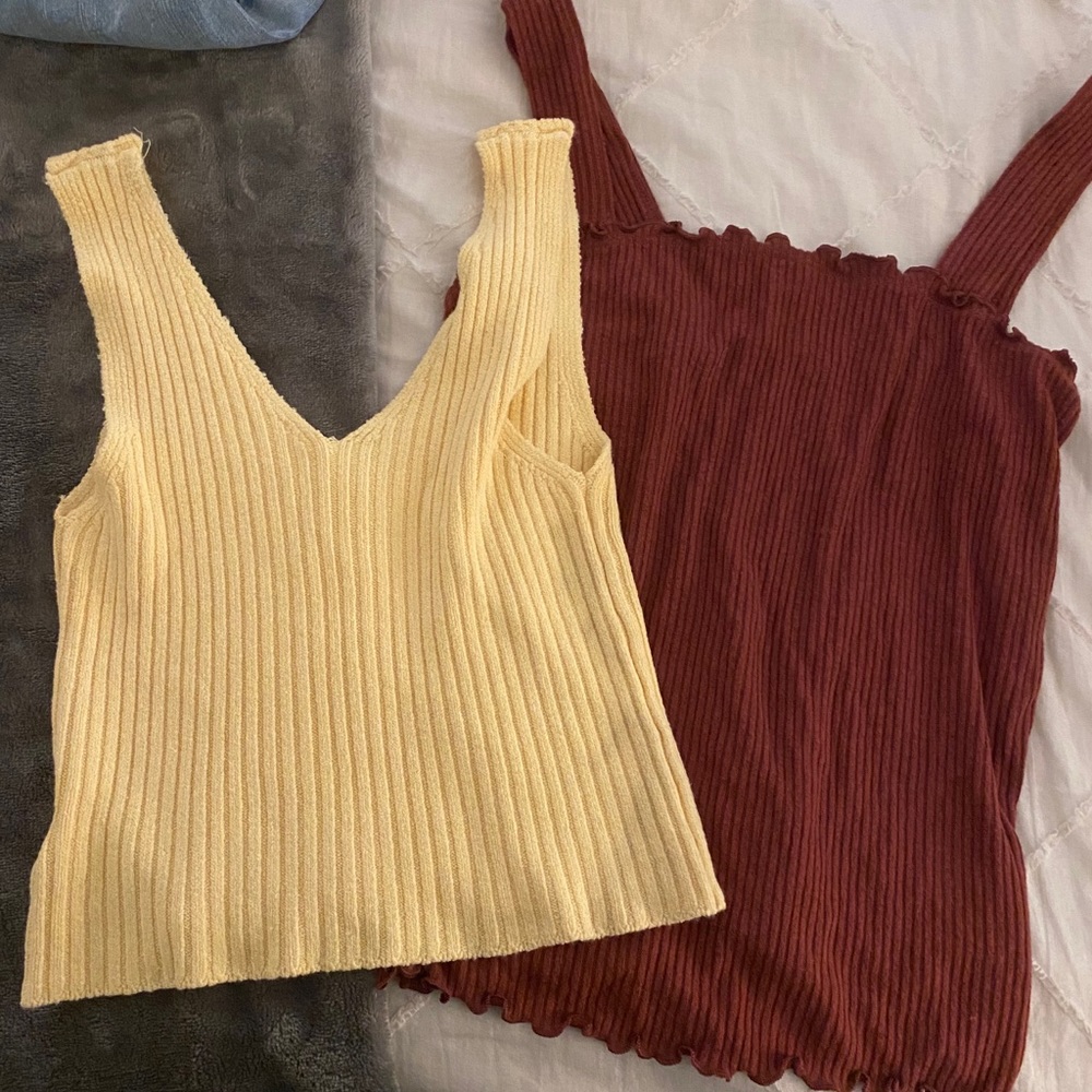 2 tops both really cute